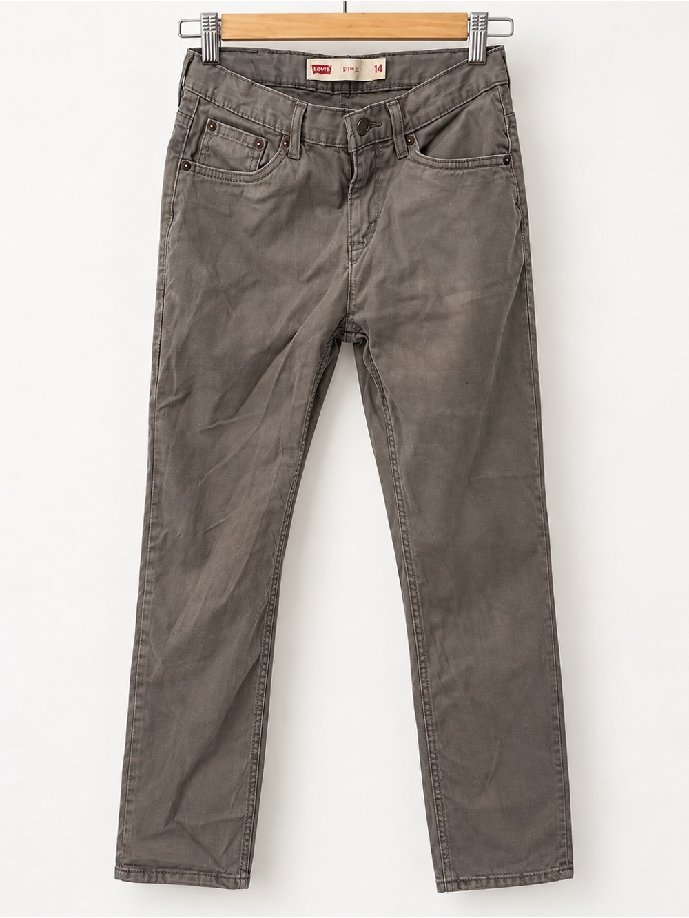 Levi's Kids Gray Straight-Leg Jeans